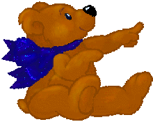 Teddy Bear with Blue Sparkle Ribbon - 11.1 K